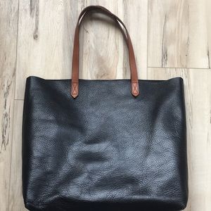 Madewell Black and Brown Tote Bag